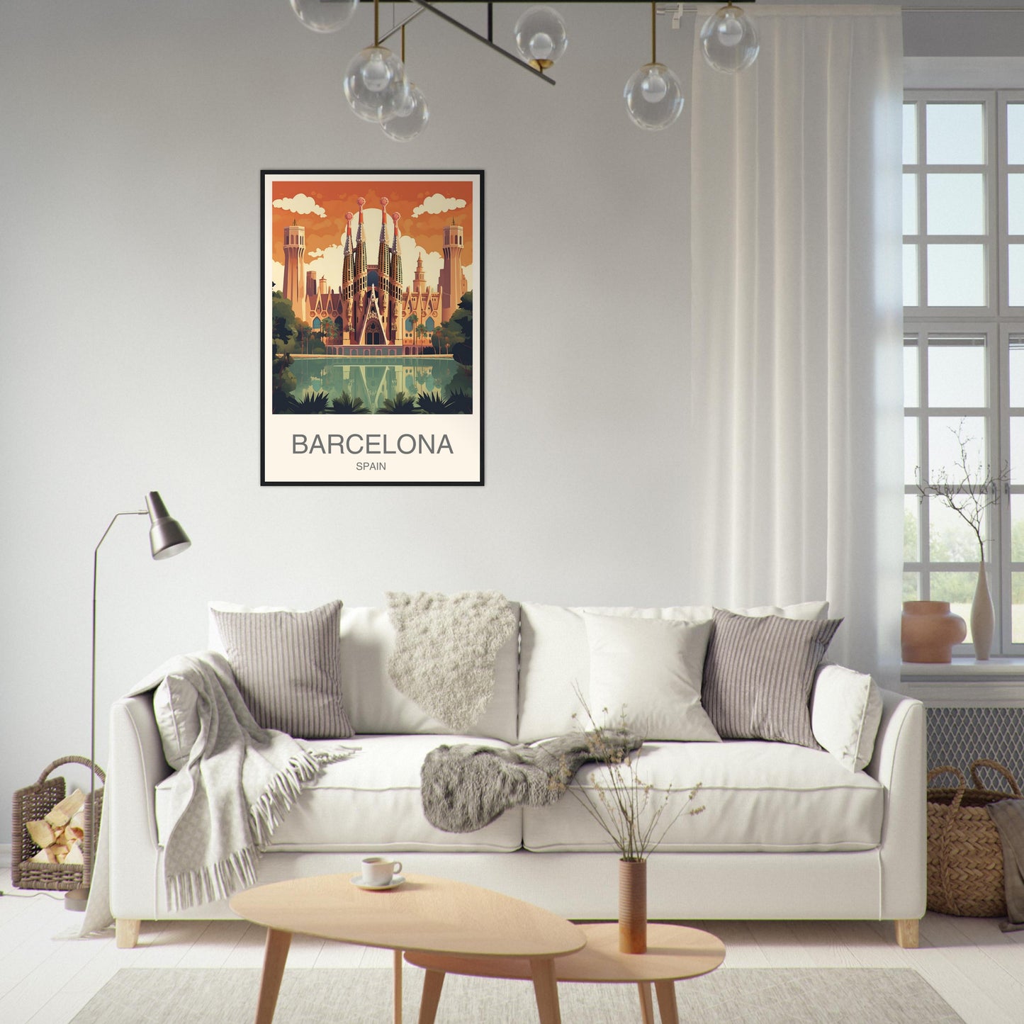 Barcelona Travel Print