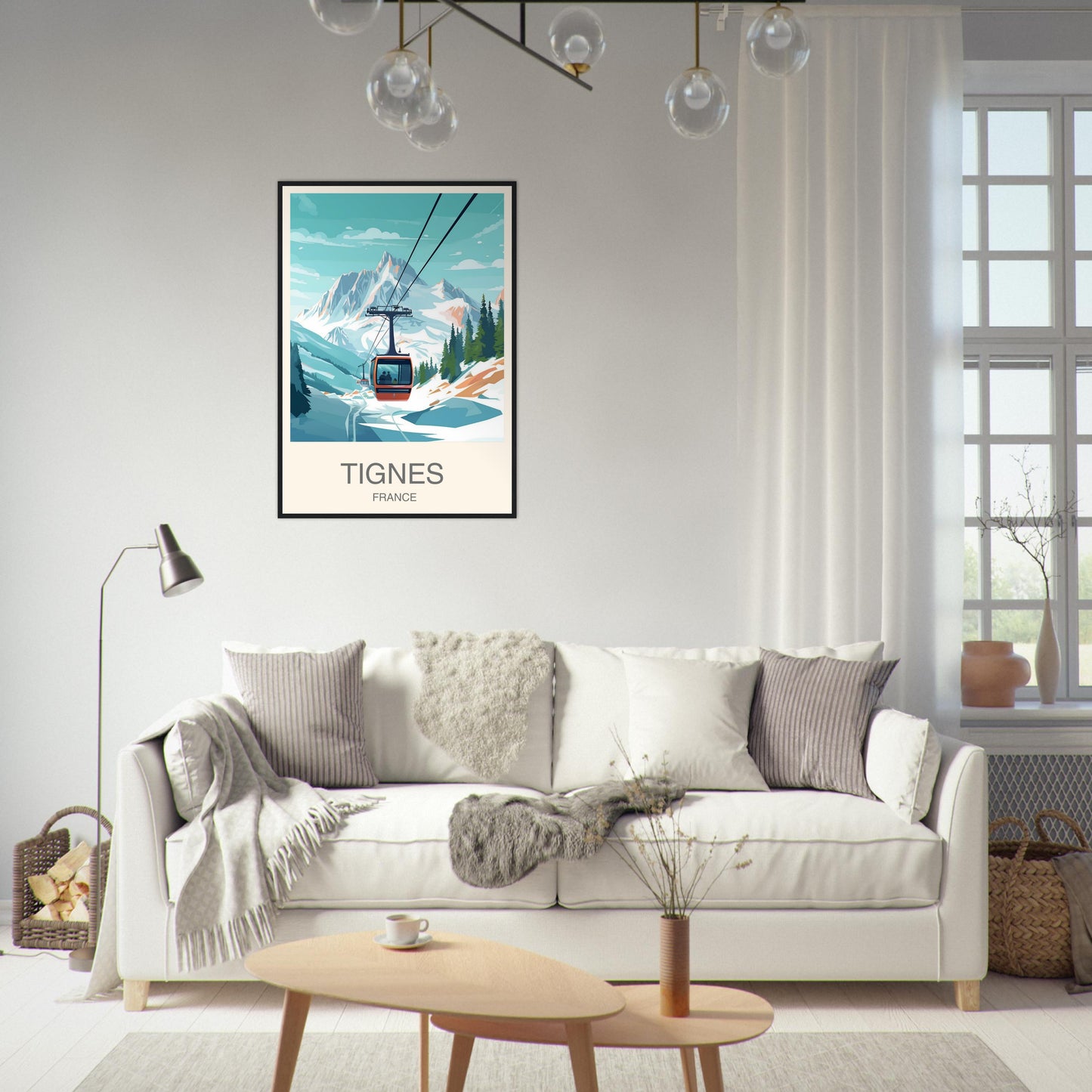 Tignes Travel Print