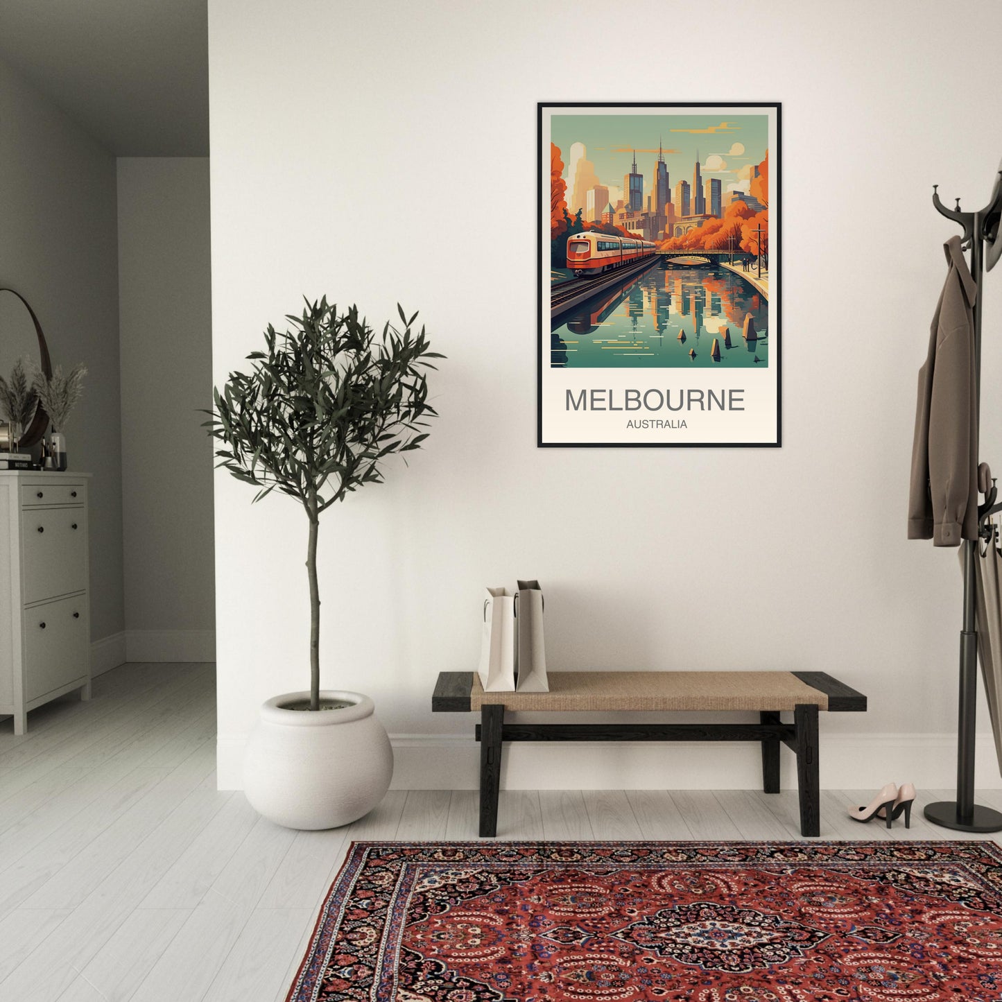 Melbourne Travel Print