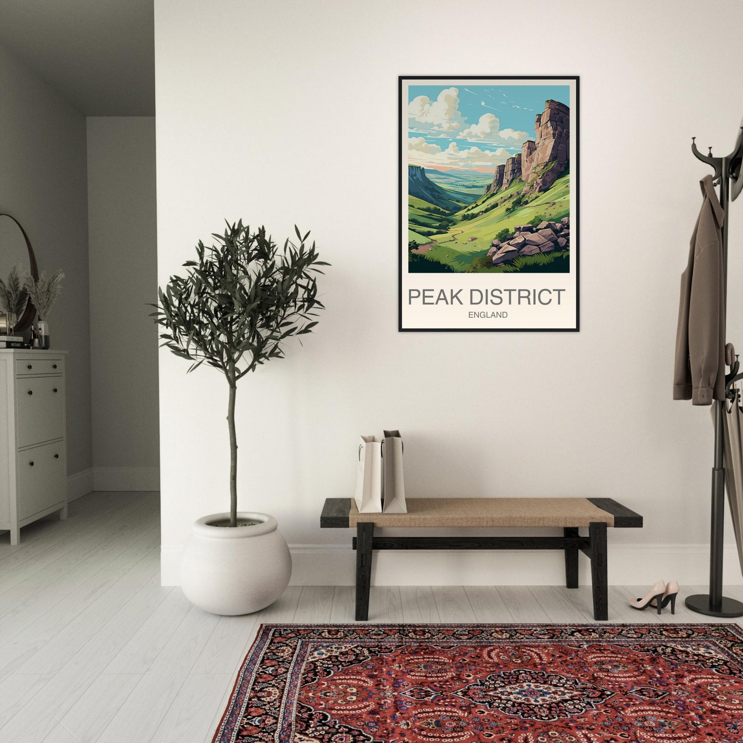 Peak District Travel Print