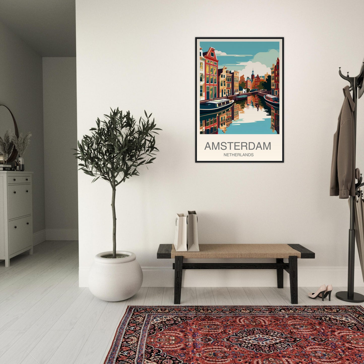 Amsterdam Travel Print